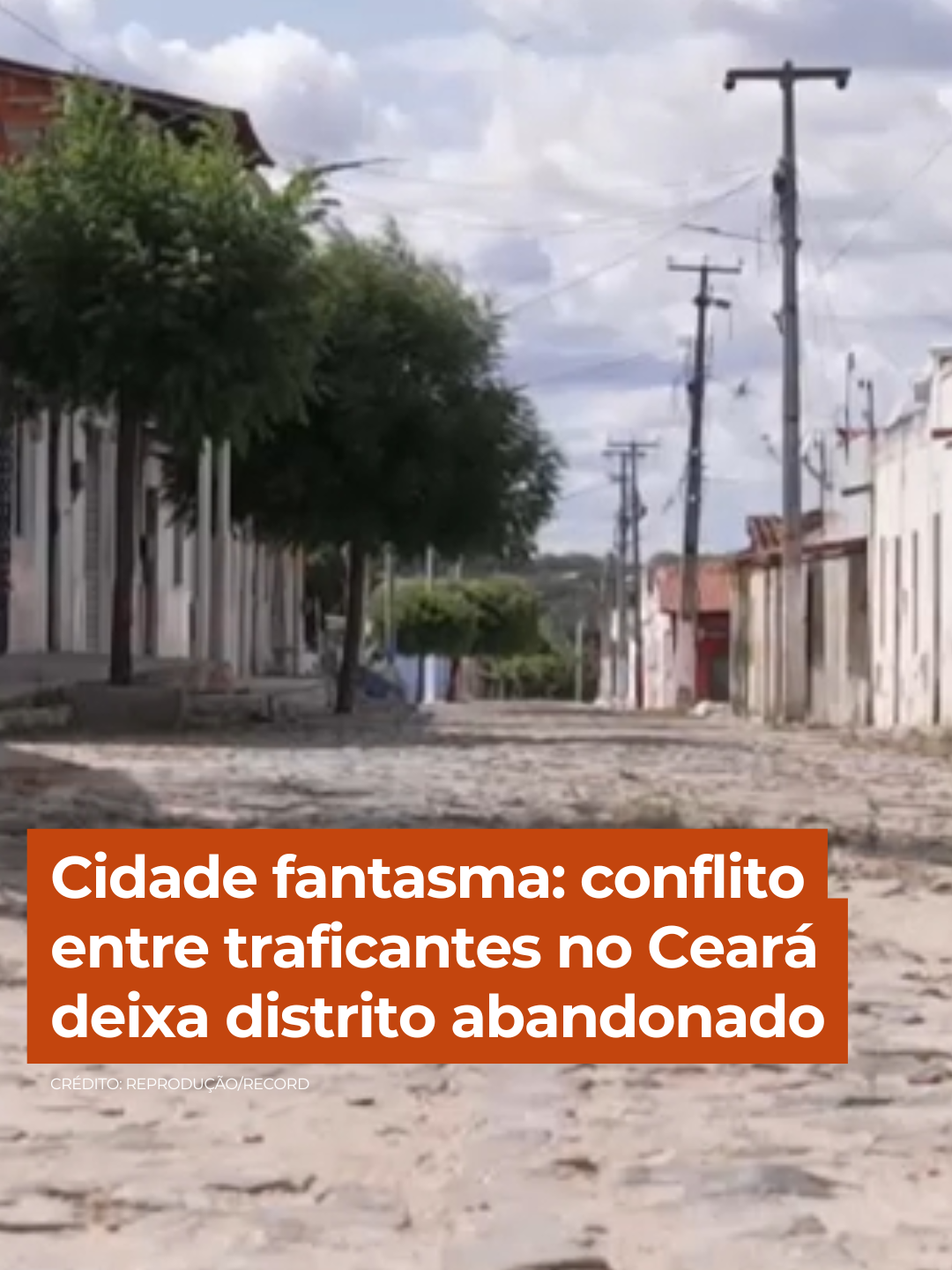 Uiraponga, distrito rural de Morada Nova, no interior do Ceará, virou uma cidade fantasma após um racha entre traficantes da mesma facção espalhar o medo entre os moradores. Desde o fim de abril, oito pessoas foram assassinadas, e a violência obrigou a população a fugir para municípios vizinhos. Comércios e postos de saúde estão fechados, a escola foi transformada em base policial e quase todas as famílias abandonaram suas casas. A comunidade, antes pacata, hoje é dominada pelo silêncio e pela tensão. 👉 Veja a matéria completa do #CidadeAlerta em R7.com/cidadealerta