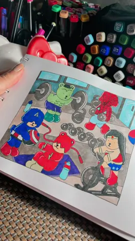 Bobbie goods em tema de SUPER HERÓIS 🦸🦸‍♂️  #bobbiegoods #bobbiegoodscoloringbook #coloring #bobbiegoodscoloringpage #fyp 