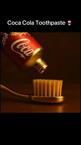 Coca Cola Toothpaste 🥤#ai #asmr #veo3 #yummy #yummyfood #delicious #satisfyingvideos 