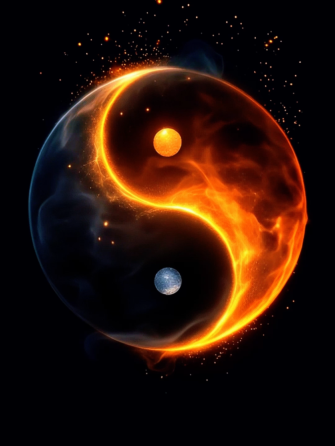 Live Wallpaper | Yin & Yang ☯️ #yinandyang #yinyang #livewallpaper #spiritual #taoism #balancewithin #fyp #phonewallpaper #wallpaper #ai #harmony