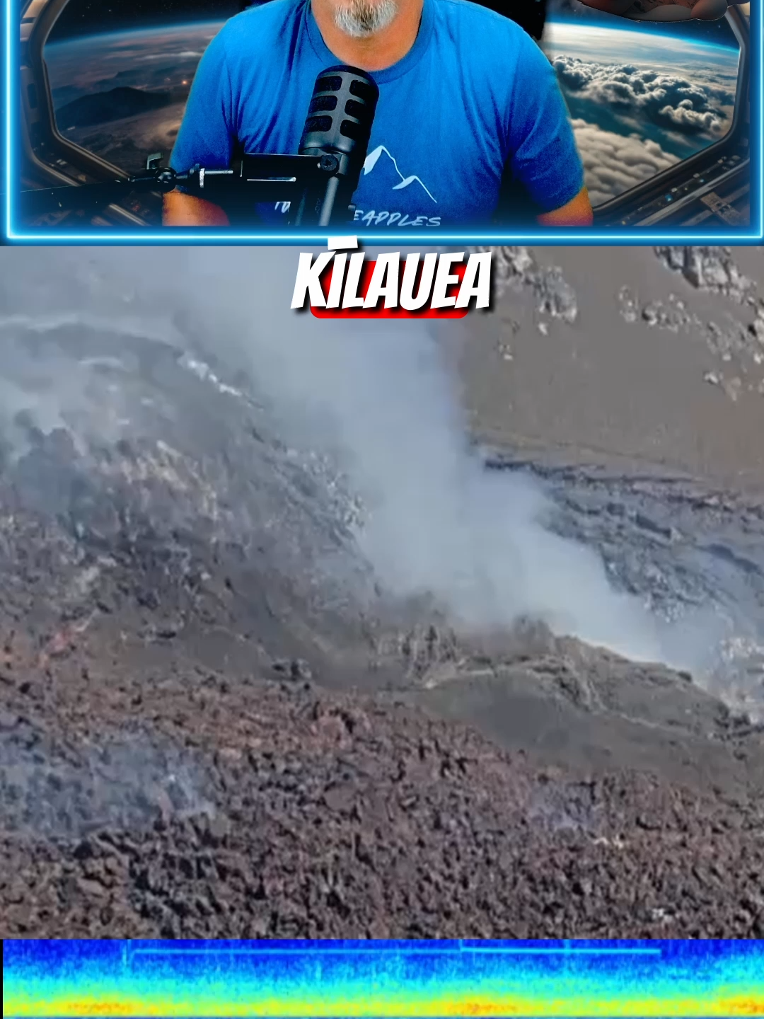 Glow’s still out. Tilt climbed 12.5 microradians. Watch it live — link in bio. #Kilauea #Lava #volcano #hawaii