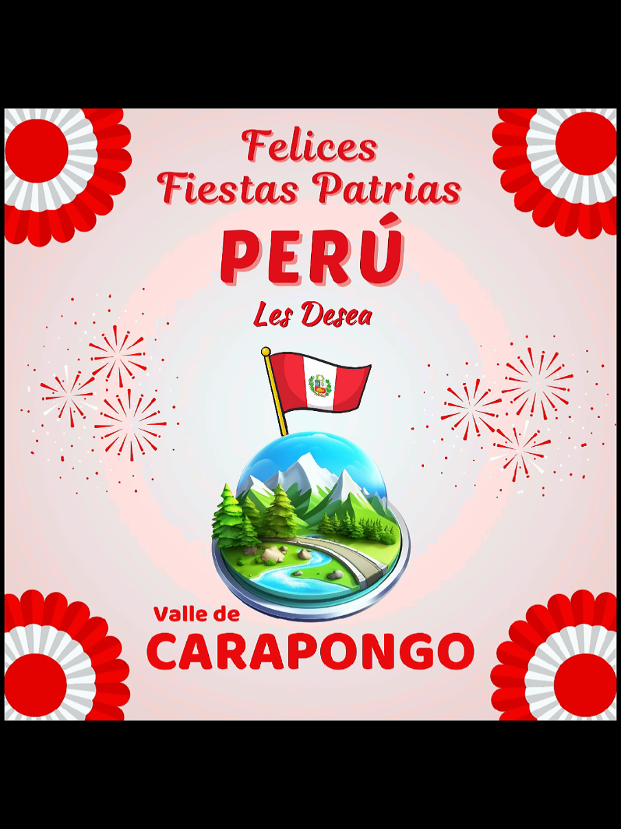 ¡FELICES FIESTAS PATRIAS PERÚ!🇵🇪 Que la alegría y el orgullo de ser peruanos nos acompañen en cada momento. ¡Viva el Perú! 🇵🇪 . . . #FelizFiestasPatrias #Perú #28Julio #29Julio #TeamoPerú❤️ 