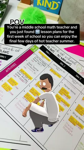 Ummm yes please!! #firstweekofschool #firstweek #mathlessonplans #mathteachers