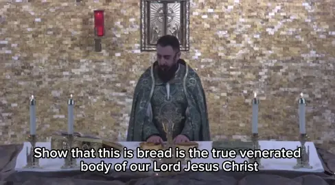 At this moment in the Syriac Qurbono Qadisho (Holy Offering), the liturgy reaches its holiest point, the Anaphora(the Eucharistic prayer). After the prayers of praise, readings, and the Creed, the priest calls down the Holy Spirit upon the gifts of bread and wine. With the words “Wathawé men lahmo…”, he proclaims the moment of consecration, echoing Christ’s words at the Last Supper. Through the mystery and power of the Holy Spirit, the bread and wine are no longer symbols, rather they become the true Body and Blood of Christ. It is a sacred mystery, not just remembered, but made present again on the altar: Christ’s sacrifice offered anew for the life of the world.#syriac 