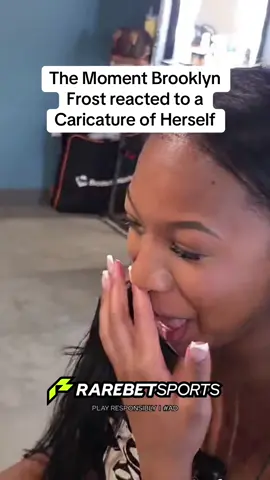The Moment Brooklyn Frost reacted to a Caricature of Herself #brooklynfrost 