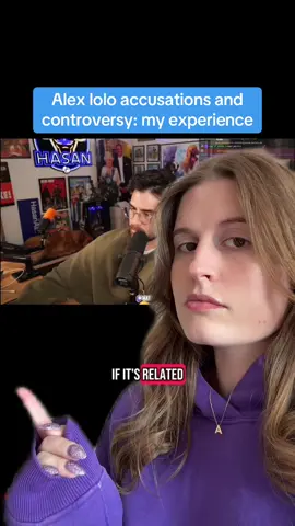 @hasanabi loloverruled or Alex lolo has been called out by so many women for his behavior even Hasan Piker is addressing it and standing with the women, as am I. #influencer #greenscreenvideo #greenscreen 