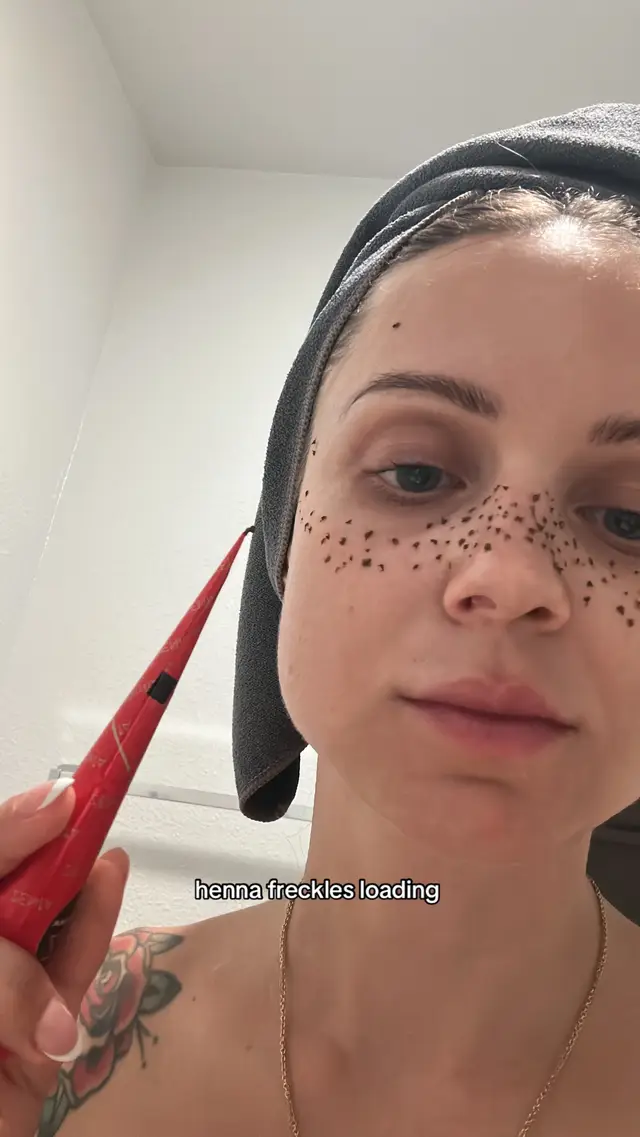 henna freckles