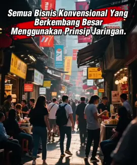 semua bisnis konvensional Yang Berkembang Besar Pasti Menerapkan Prinsip Jaringan. #networking #networkmarketing #multi #multilevelmarketing #mlm #bisnisjaringan 