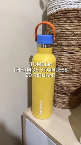 Ga nyangka sebagus ini sih kualitasnya #tumbler #ledingding #tumblerthermos #thermos #botolminum #stainless #rekomendasitumbler 