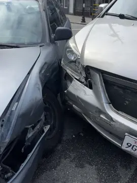 Can’t Park There Bud 😅 #fyp #parking #carcrash #toyota #sanfrancisco #bayarea #viral #cantparkthere #accident #stolencar #police #ran #van 