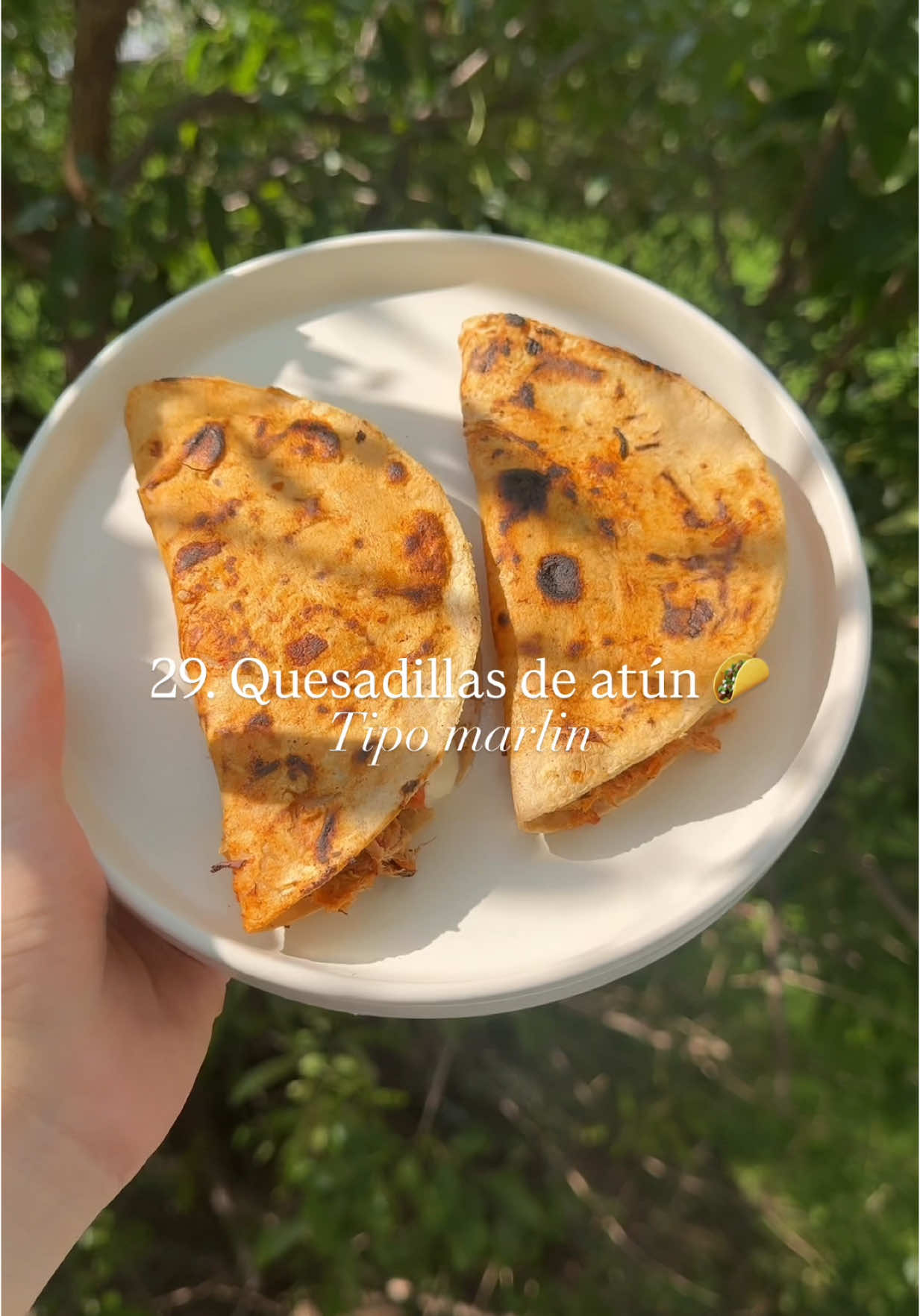 29. Quesadillas de atún tipo Marlin 🤤 Receta del Reto Agosto 🌮 -En un sartén con aceite en aerosol guisa 1/2 jitomate picado con cebolla y chile serrano  -Agrega 1 lata de atún drenado, chipotle al gusto y un toque de sal con ajo  -Pasa 2 tortillas de maíz calientitas por la mezcla y llévalas al comal con queso Oaxaca, el atún preparado y deja cocinar hasta que se gratine el queso  -Sirve con ensalada al gusto 🥗 ¿Quién dijo que comer saludable es insípido o aburrido? 🌮✨ Estas quesadillas son prueba de que puedes cuidar tus hormonas y disfrutar cada bocado🫰🏻 🚨 Últimos lugares para el Reto Balany Agosto 🔥 Iniciamos el próximo lunes 04 de agosto. Aprende a comer para tus hormonas, lograr tus objetivos y disfrutar el proceso sin restricciones aburridas✅ Inscríbete en el link de mi perfil 💚 o comenta “reto” y te mando toda la información a tu DM💌 #cenasfityadictivas #recetasfaciles #recetassaludablesyfaciles 