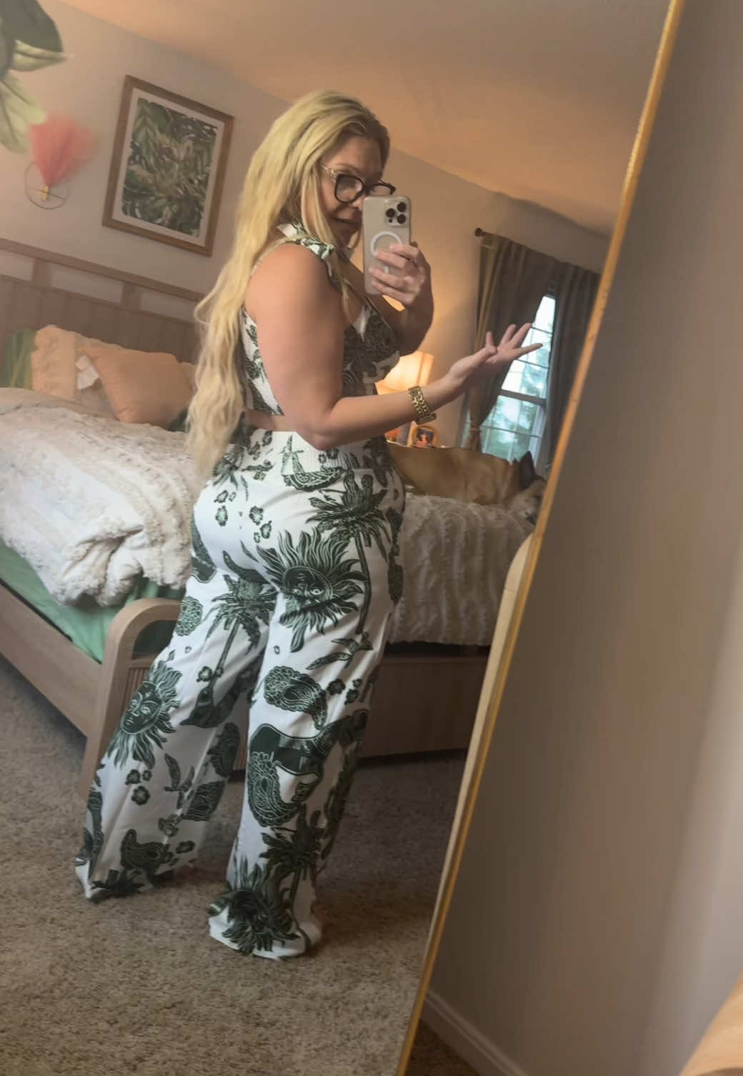 Replying to @chamoritagoddess I got the green one too! #summeroutfits #twopiecesets #curvyfashion #curvyfashionblogger 