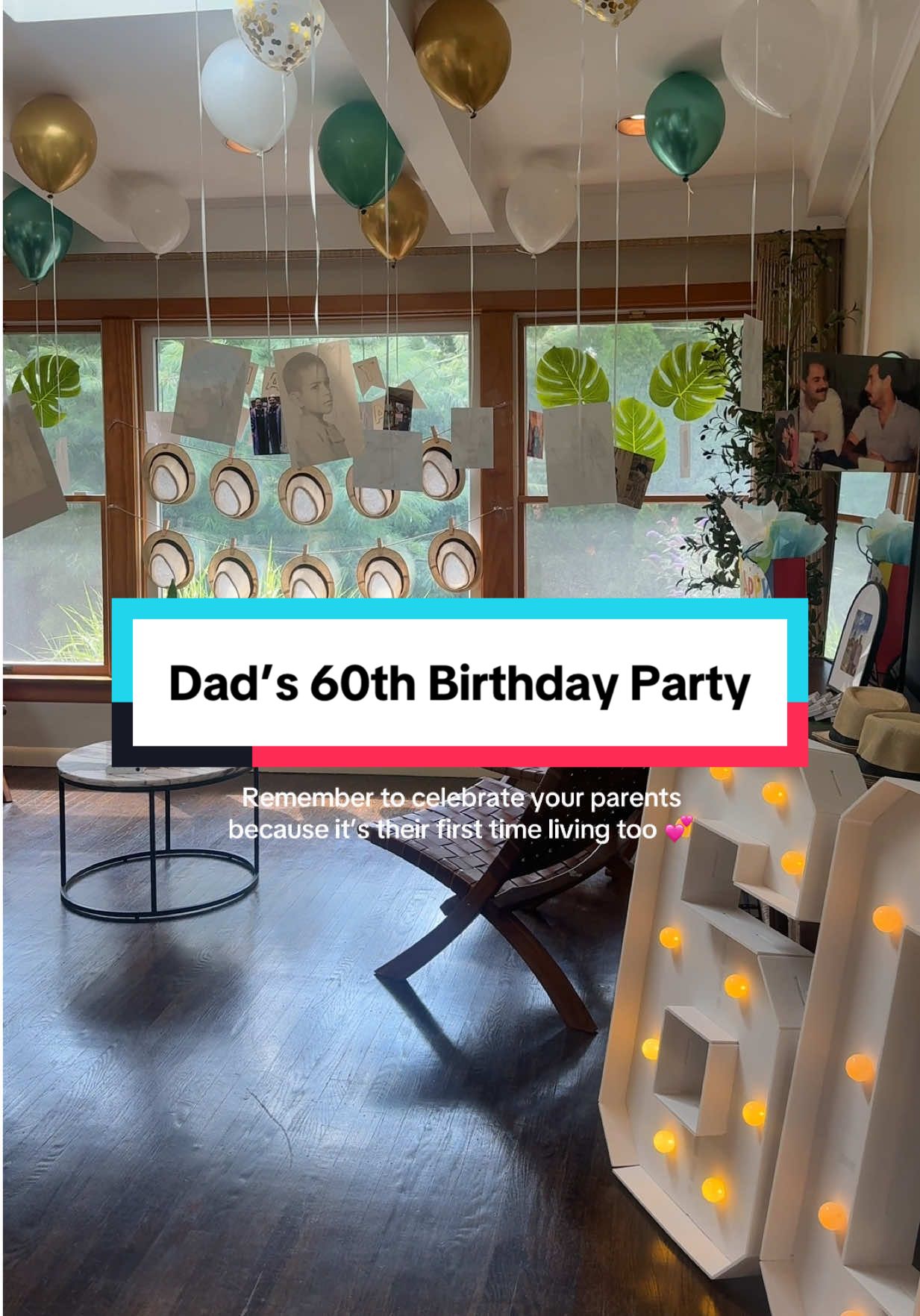 Dad’s 60th Birthday Party 🥳 #60thbirthday #partyideas #birthday #birthdaypartyideas #60 @ENRIQUEFICY 