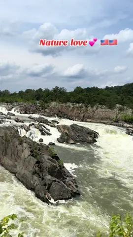 Great Falls Park🇺🇸#naturelover #greatfallsparkvirginia #usa🇺🇸 #usa #❤️❤️ 
