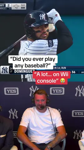 Luka is good at baseball… on Wii 😂 (via @MLB, @YES Network) #NBA #basketball #luka #yankees #mlbbaseball 