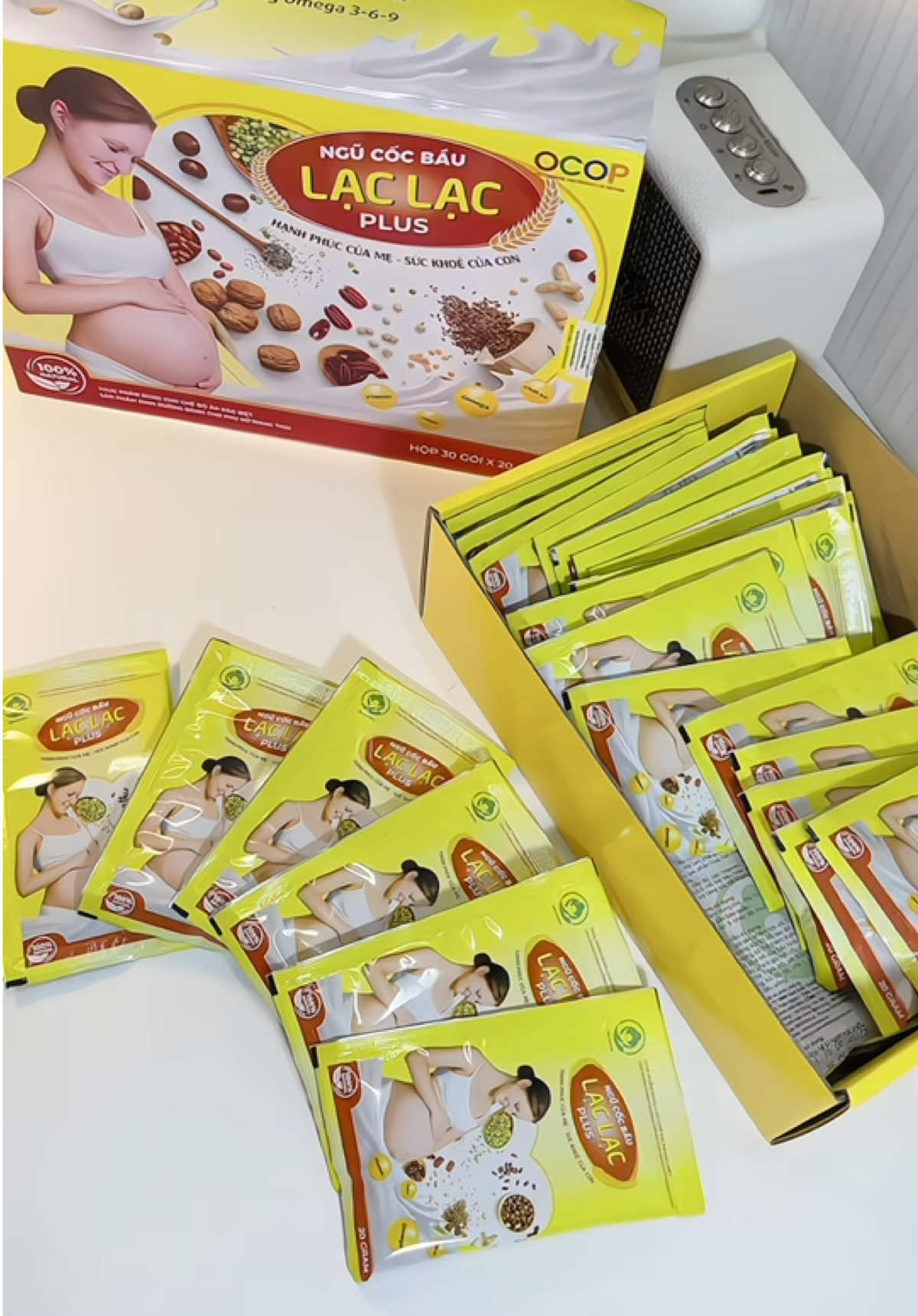 Ngũ cốc bầu Lạc Lạc với những loại hạt tự nhiên rất tốt luôn nè #ngucocbau #ngucocbaulaclac #mebau #mebim #muataitiktokshop 