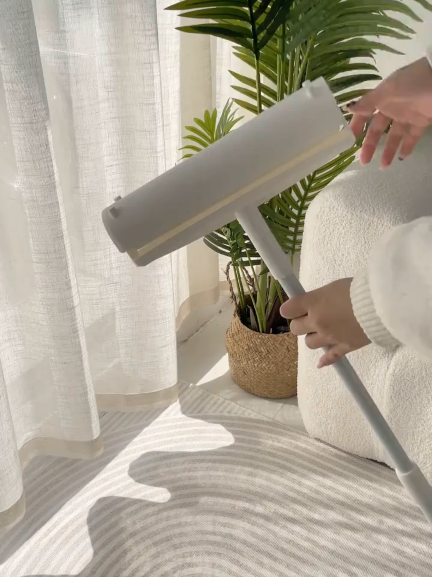 Cây lăn bụi cán dài chiều ngang 24cm #review #caylanbui #conlanbui