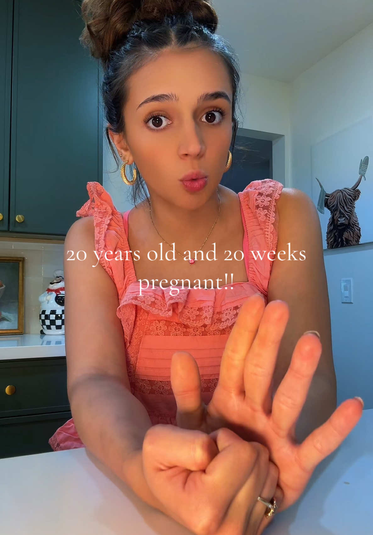 GUESS WHO’S HALF WAY!!! Dress is linked in my Amazon storefront! 