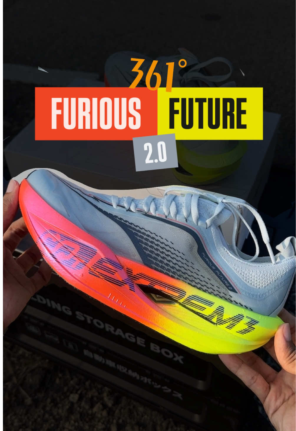 New Arrival - 361° Furious Future 2.0 🥶 - Supershoes brand 361 yang baru masuk pasaran malaysia 🇲🇾 recommended for long distance race ✅ - #furiousfuture2 #361degrees #361FuriousFuture2 #ff2 #runningshoes #marathon #carbonplateshoes #cqt #cushion #shoesrecommendation #shoereview 