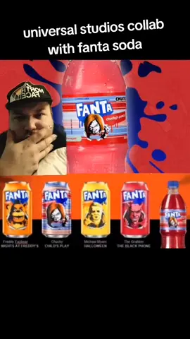 spooky fans rejoice we're getting a universal studios club with Fanta soda hopefully all the flavors original instead of just one but let's see what happens#fanta #universalstudios #horror#fivenightsatfreddys #halloween #theblackphone #childsplay 
