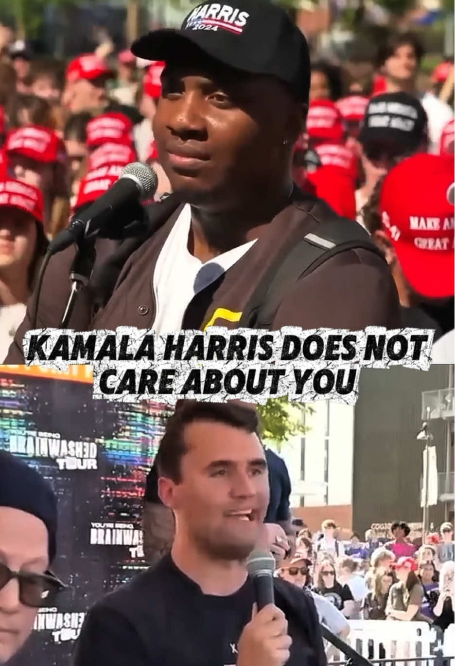 Kamala is just a egoistic #charliekirk #debate #trump #usa 