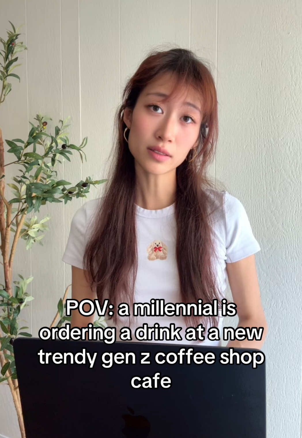 Millennial meets Gen Z at a coffee shop 🤣 #millennialsoftiktok #genz #genzstare #millennial 
