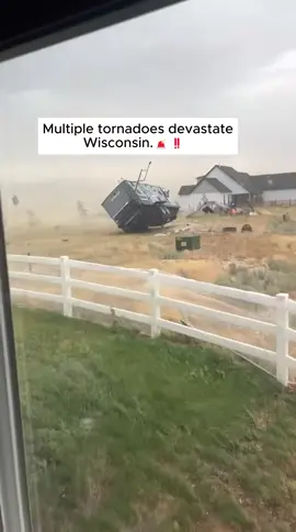 Multiple tornadoes devastate Wisconsin 60 . The latest video will shock you o . #tornado #wisconsin #usa #Downey #Somuchforcampingthisyear #camper #crazywind #severeweather #campingdisasters #USA #ForYou #VirallnUSA