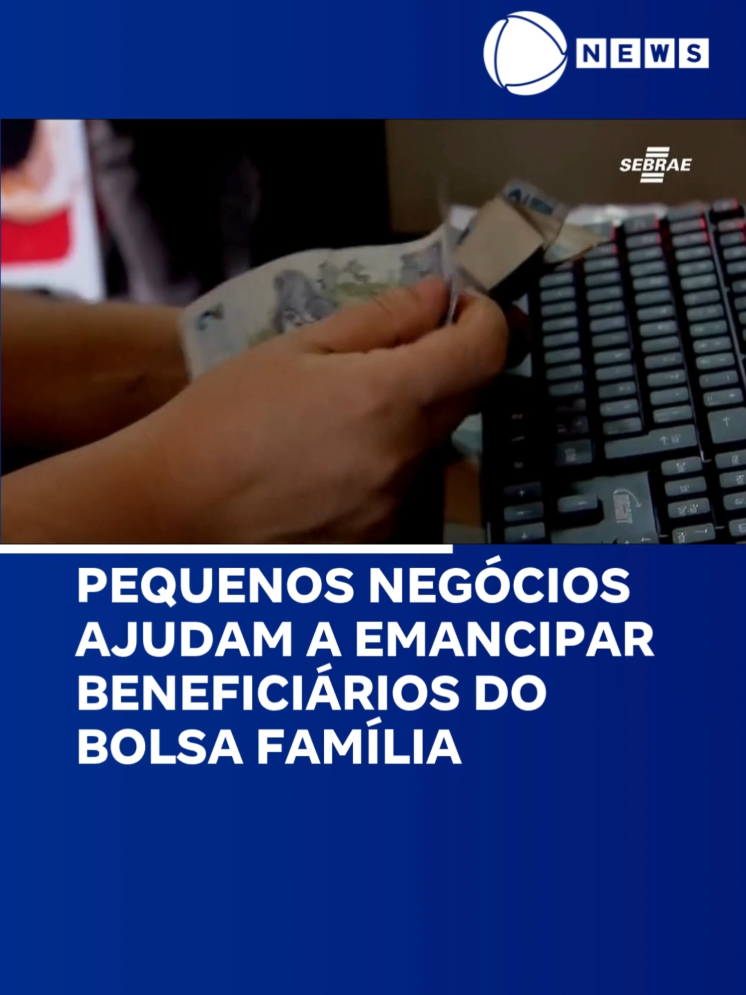 O Sebrae tem desempenhado um papel fundamental na emancipação de beneficiários do Bolsa Família, por meio do incentivo ao empreendedorismo e da geração de empregos. 📲 #RecordNews #Empreenderéocaminho