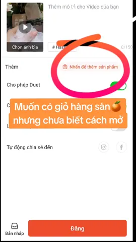 Cách mở giỏ sàn cam 🍊 Điền 10 câu hỏi. #sancam #shopee #tiepthilienket #xuhuong 