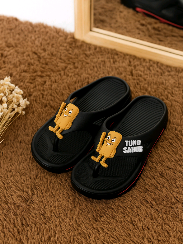 Sandal jepit ballerina dan tung tung sahur😍 #sandalanomali  #sandalanak  #fypシ゚ 