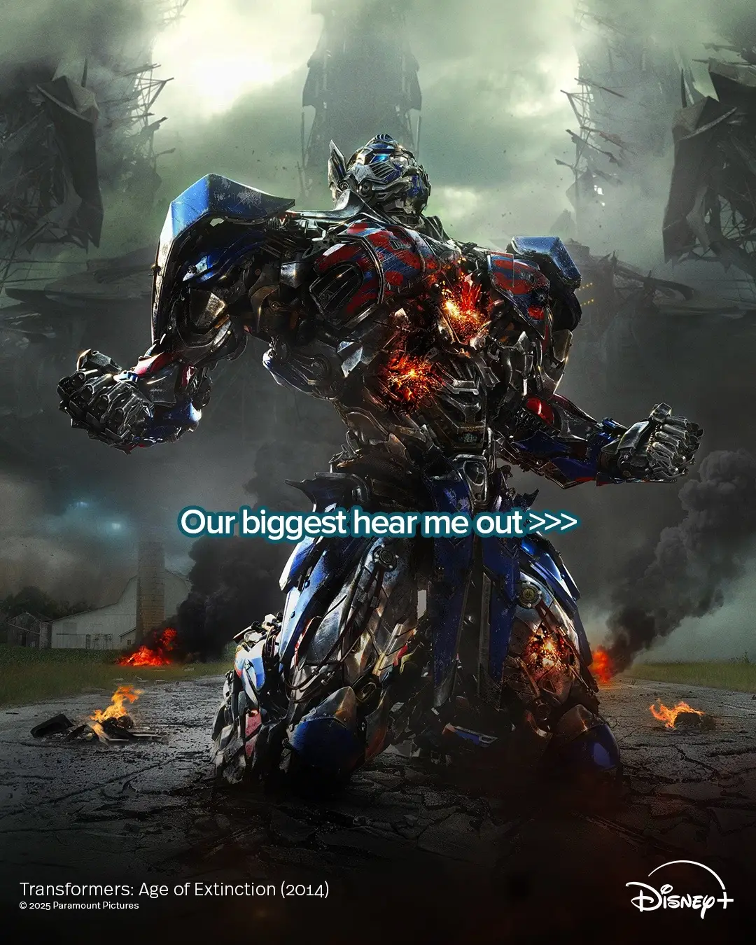 SG D+ Optimus in his Prime. Catch him in #Transformers and more, now streaming on #DisneyPlusSG.