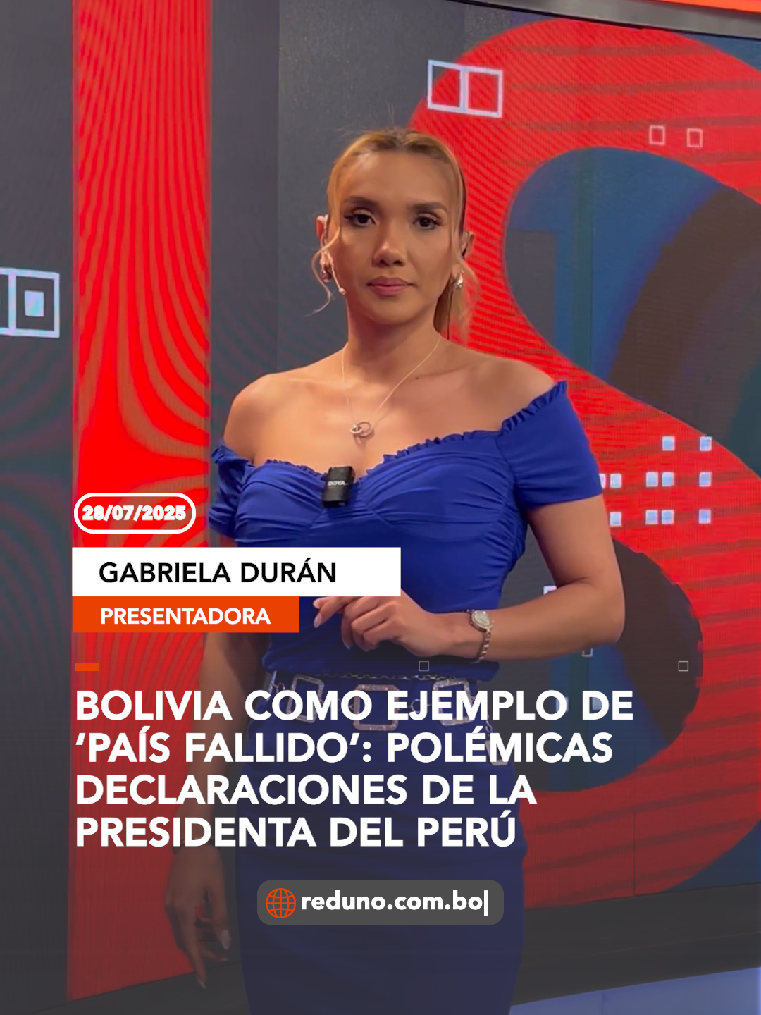 #Internacional l La presidenta del Perú, Dina Boluarte, generó polémica al usar como ejemplo de 