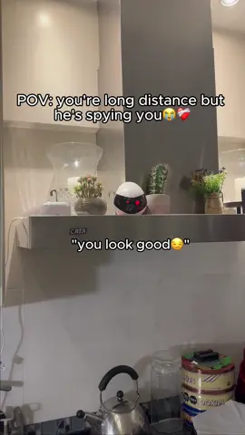 We miss each other but this robot helps a lot😭#robot #longdistance #couple