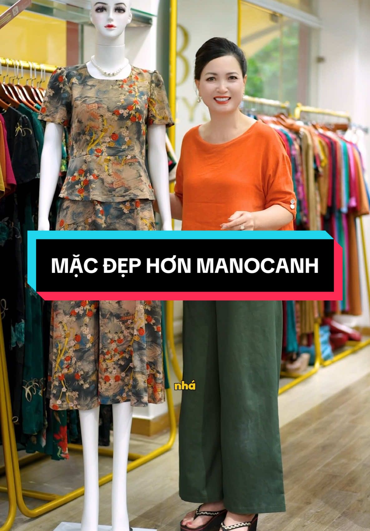 Mặc đẹp hơn manocanh#thoitrangtrungnien #quatangme #lybee #lybeeshop #viraltiktok #thoitrangnu #dobotrungnien #vaytangme #donutrungnienchome #quanaotrungnienchome #vayditiec 