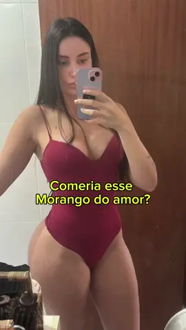Esse novo morango do amor 😋 #agro #morena #fyp 