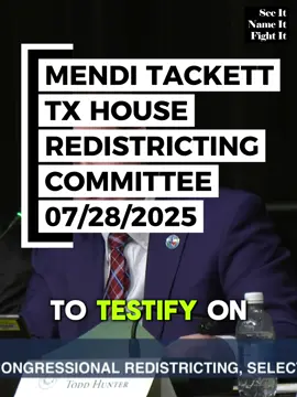The Texas House Committee on Redistricting held a session in Arlington tonight. Mendi stepped to the mic and let forth 🔥🔥🔥 Shameless Power Hungry Bootlickers kinda says it all #texas #redistricting #seeitnameitfightit #txlege @MenTack 