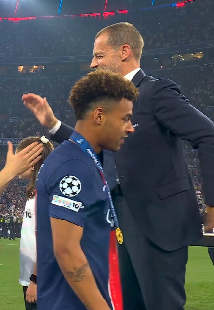 Desire Doue vs Inter Milan 🥶 | #desiredoue #psg #intermilan #championsleague #football 