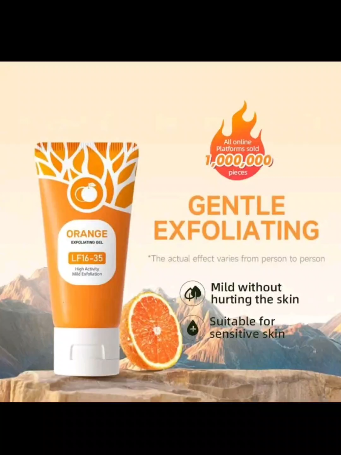 Orange exfoliating gel #exfoliation #softskin 