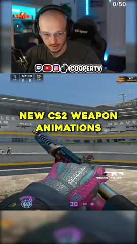 You guys like the new weapon animations?! Also no hop!!? #cs2 #counterstrike #cs2moments 