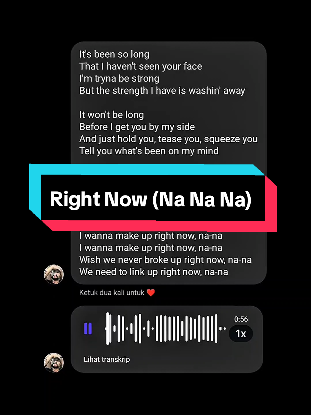 Membalas @imfrdsh bingung pake nada apa yaudah datar aja😐 #rightnow #akon #nanana #cover #song #lyrics #music #liriklagu #singing #foryou #foryoupage   #VoiceEffects #voicemessagesongcover 