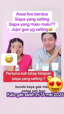 Pak gio masih mode malu malu gak brani tataptatapan ihh lucu banget si berdua @Giorgio Antonio C @Sarwendahofficial 