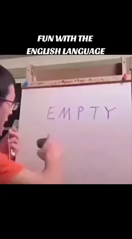 having fun with the English language!  #funnyvideos #fyp #english  #words #laugh 