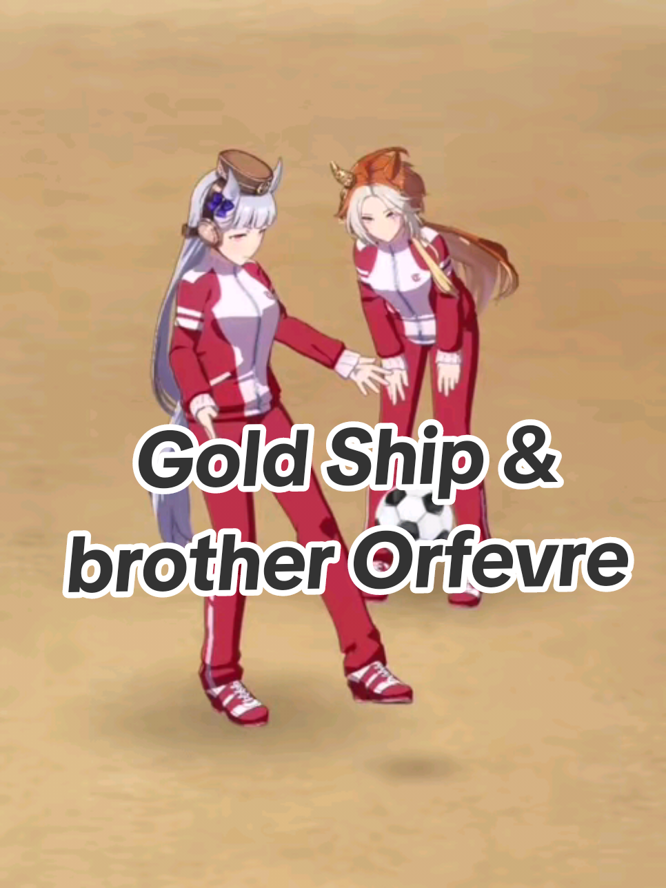 Gold Ship and her Brother Orfevre  #umamusumeprettyderby #umamusume #goldship #orfevre 