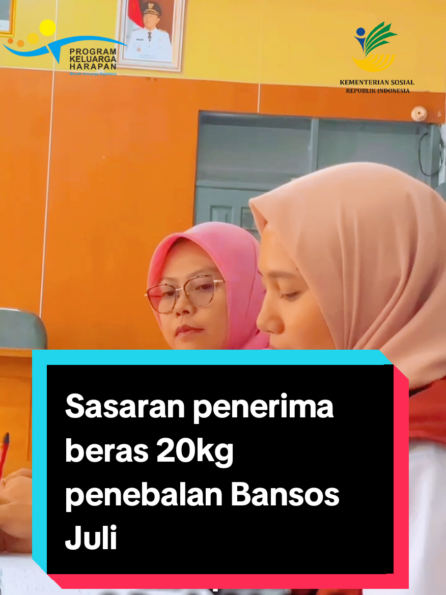 Sasaran penerima beras 20kg penebalan Bansos 2025 #kemensos #bpnt #pkh #pendampingpkhsukabumi #sukabumi 
