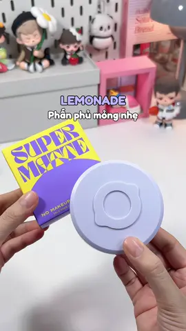 Phấn phủ mịn mỏng nhẹ lắm nha ✨ #phanphu #lemonade #makeup #dindincheri 