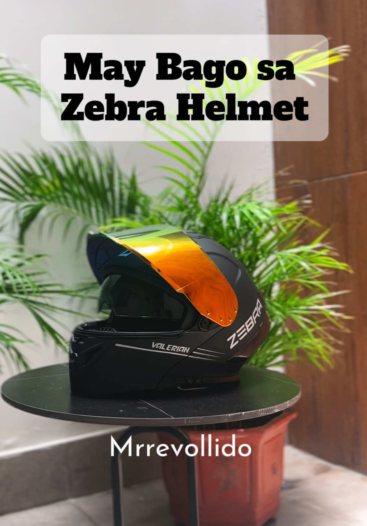 New Zebra Helmet😎‼️🙌#zebrahelmet #newhelmet #new #helmet #revovisor #fullface #fullfacehelmet #motorcycle #riders #fyp 