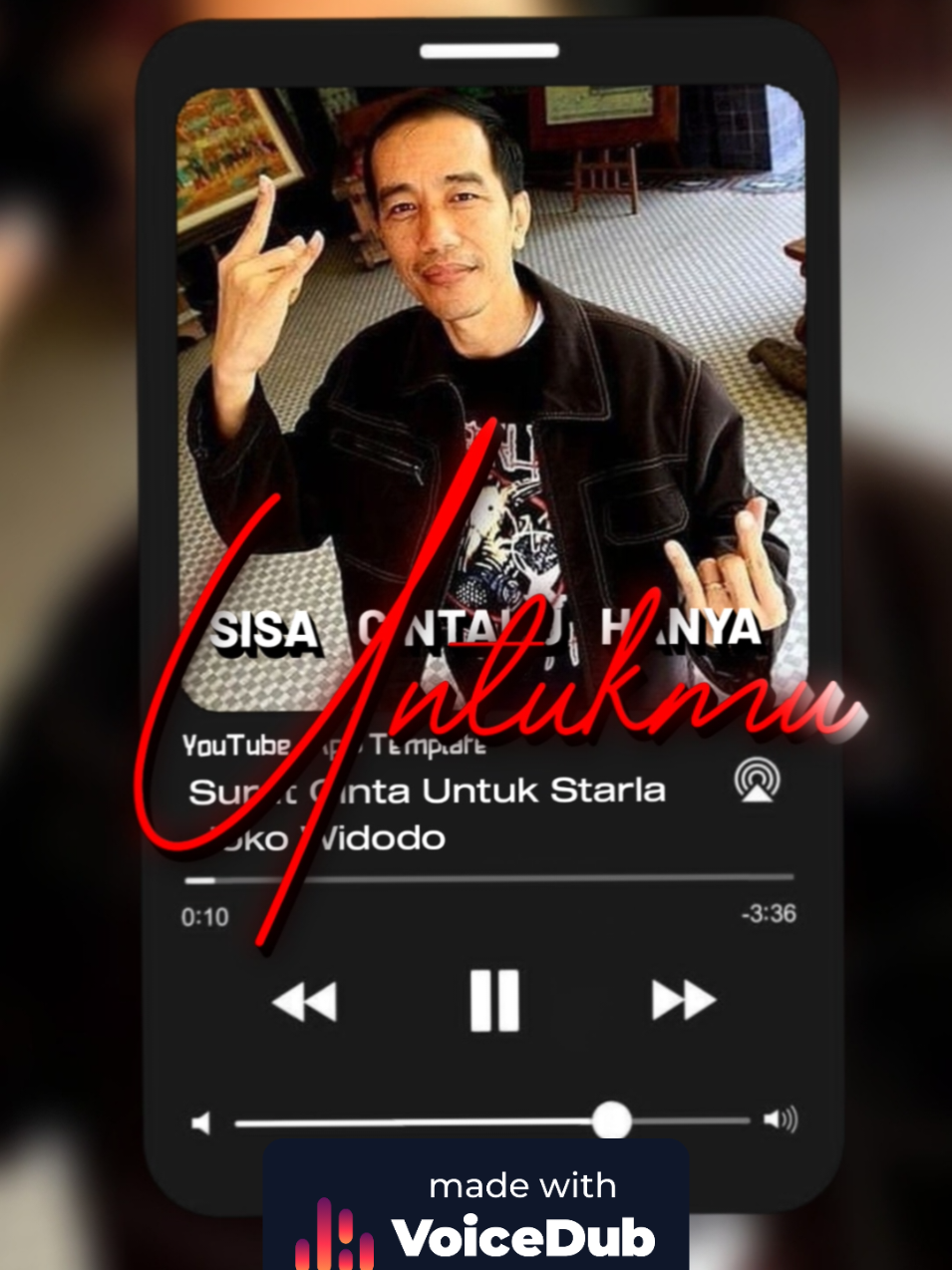 surat cinta untuk starla versi joko widodo #suratcintauntukstarla #suratcinta #jokowidodo #jokowi #voicedub #aicover 