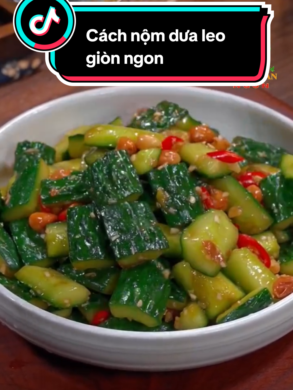 Dưa leo nộm theo cách này giòn và ngon #1 #f #fyp #foryou #trending #monngonmoingay #xuhuongtiktok 