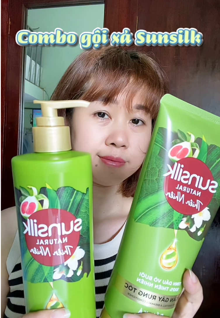 Combo gội xả Sunsilk bưởi, cho những bà nào tóc rụng như lá mùa thu 🤣 #anhxu88 #review #SUNSILK #combogoixasunsilk  #hoptaccungUnilever #combo #tienich #chamsoccanhan #hot #viral 