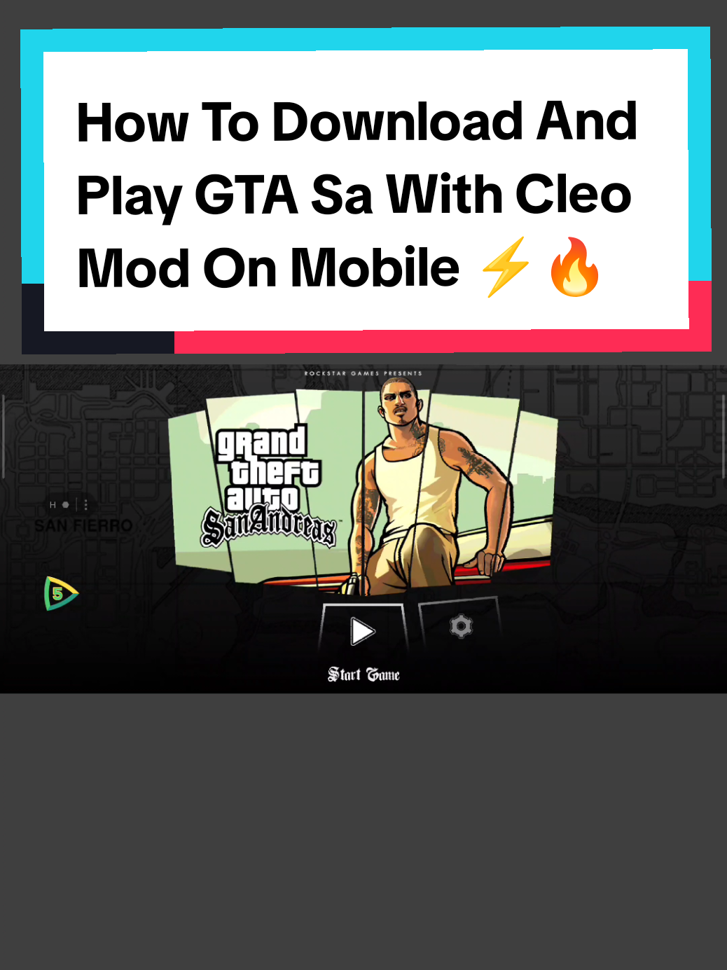 How To Download And Play GTA Sa With Cleo Mod On Mobile ⚡🔥 #foryou #cargame #gamename #offlinegame #100kviews #newupdate  #viralvideo #newgame2024  #unfreezmyaccount🙏🙏🙏 